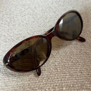 Maui Jim Brown Oval Sunglasses